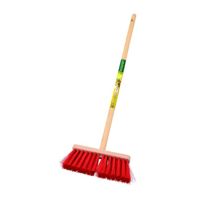 BALAI CANTO PLASTIQUE ENFANT MANCHE BOIS