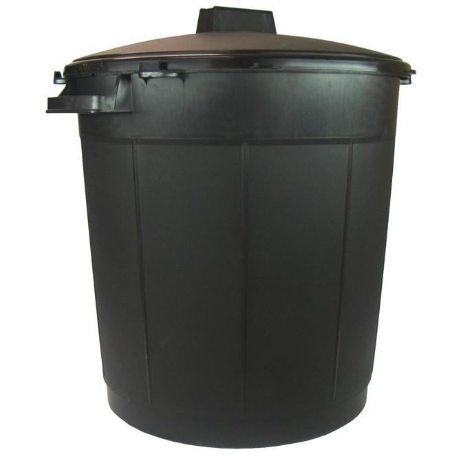 POUBELLE IMMEUBLE + COUVERCLE 80 L