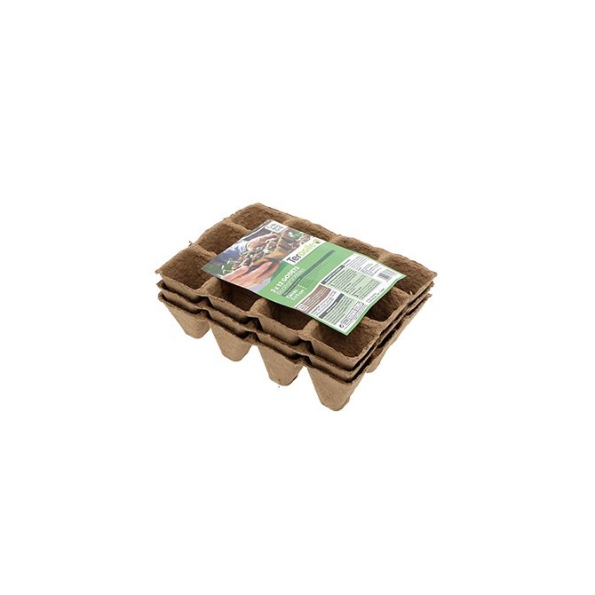 36 POTS BIODÉGRADABLES, CARRÉ, CÔTÉ 5 CM