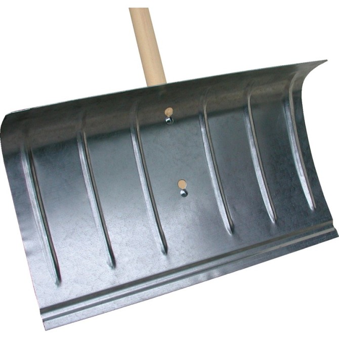 POUSSOIR ACIER GALVANISE 50CM + MANCHE A