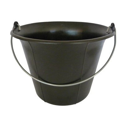 LOT 10 SEAUX PLASTIQUE NOIR 11L ANSE 5,3