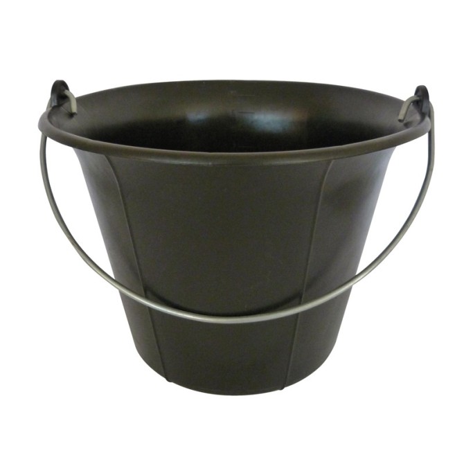LOT 10 SEAUX PLASTIQUE NOIR 11L ANSE 5,3