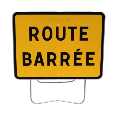 PANNEAU ROUTE BARREE KC121P