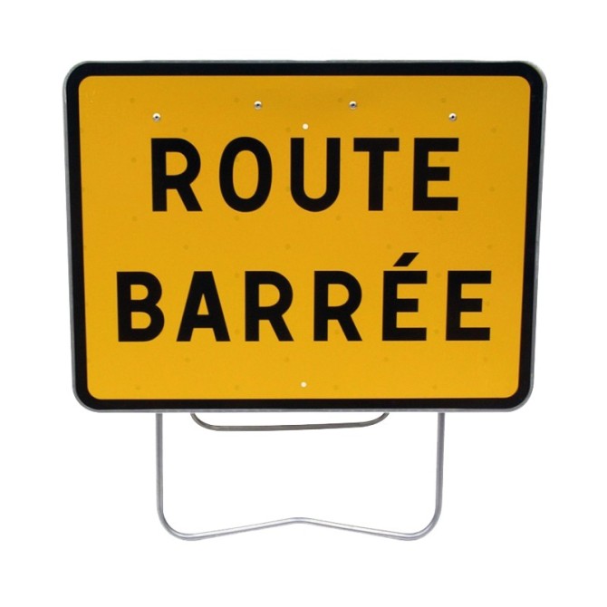 PANNEAU ROUTE BARREE KC121P