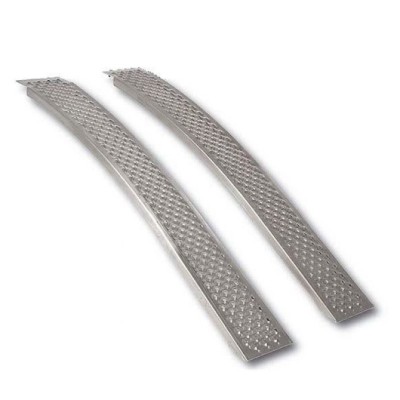 PAIRE DE RAMPE ALU COURBEE 200X20CM POIDS 10