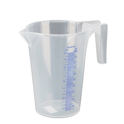 BROCS PLASTIQUE TRANSLUCIDE AVEC GRADUAT