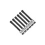 SACHET 6 BROSSETTES ACIER